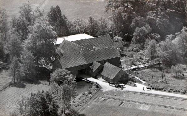 Alte Luftaufnahme der Mühle Alte Luftaufnahme der Mühle
